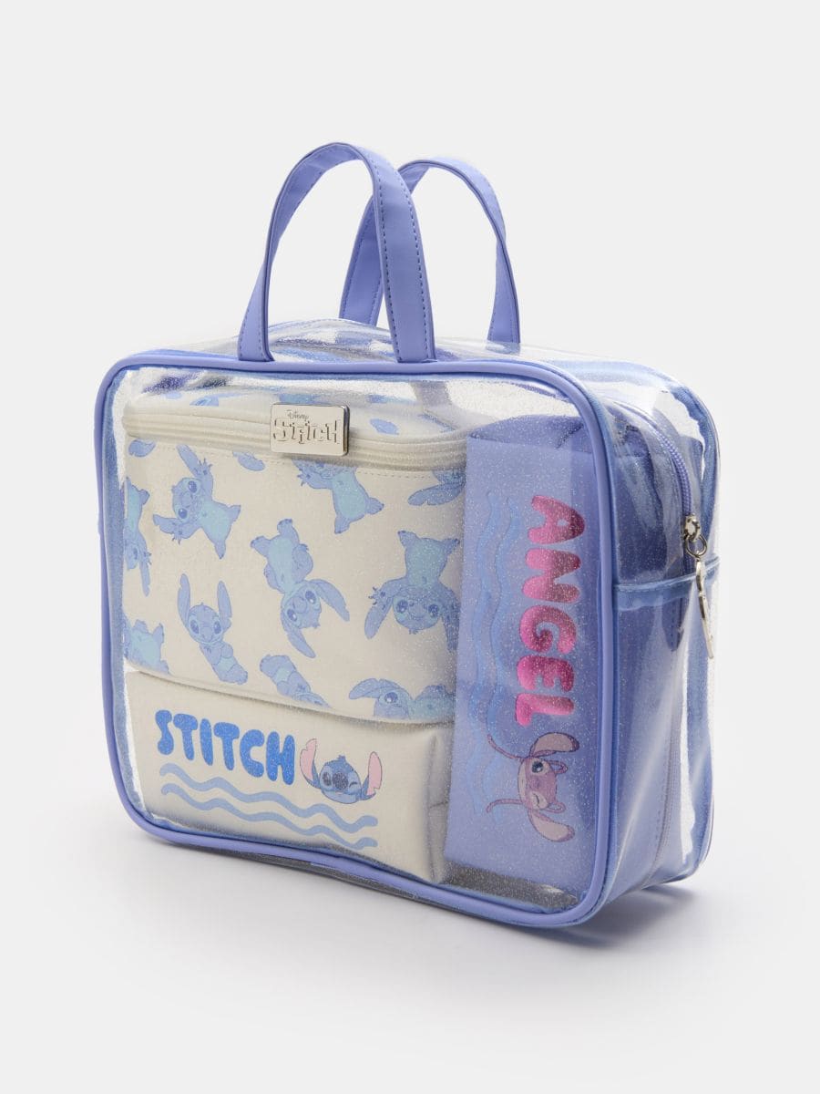 Kosmetyczka 4 pack Stitch - wielobarwny - SINSAY