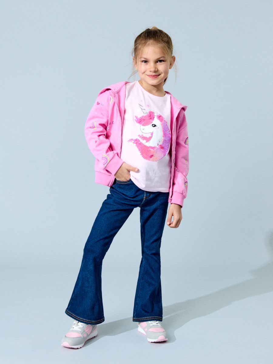 Maglietta a maniche lunghe - rosa pastello - SINSAY