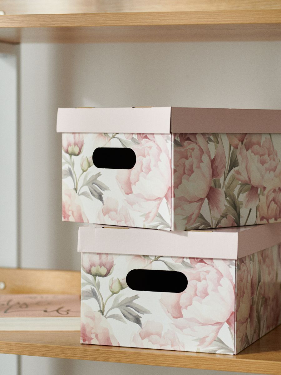 Úložný box 2 balení - pastelová růžová - SINSAY