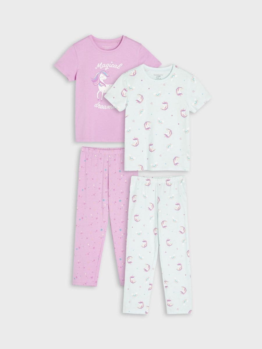 Комплект пижама, 2 броя - хиацинт - SINSAY