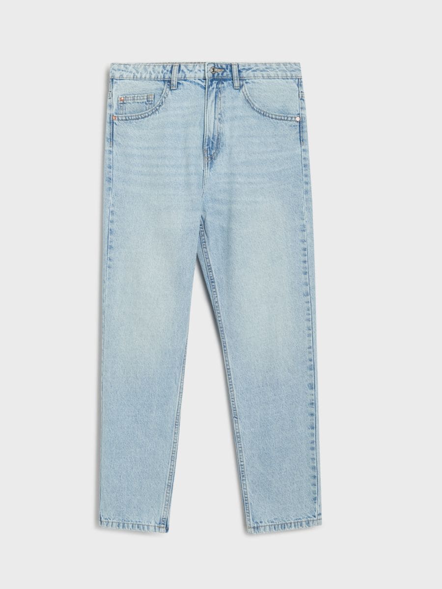 Blugi mom fit - albastru - SINSAY