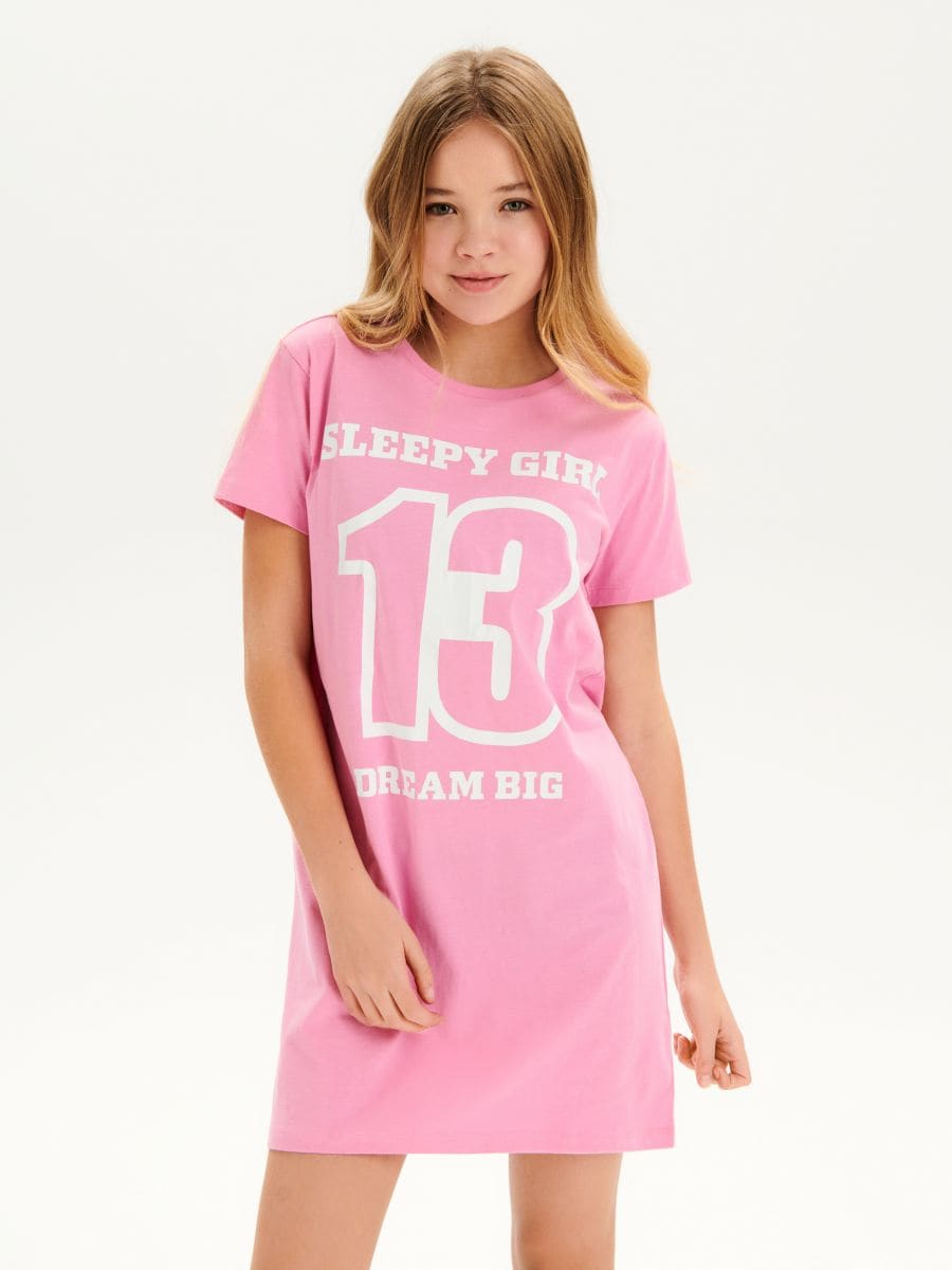 Spalna srajca - roza - SINSAY