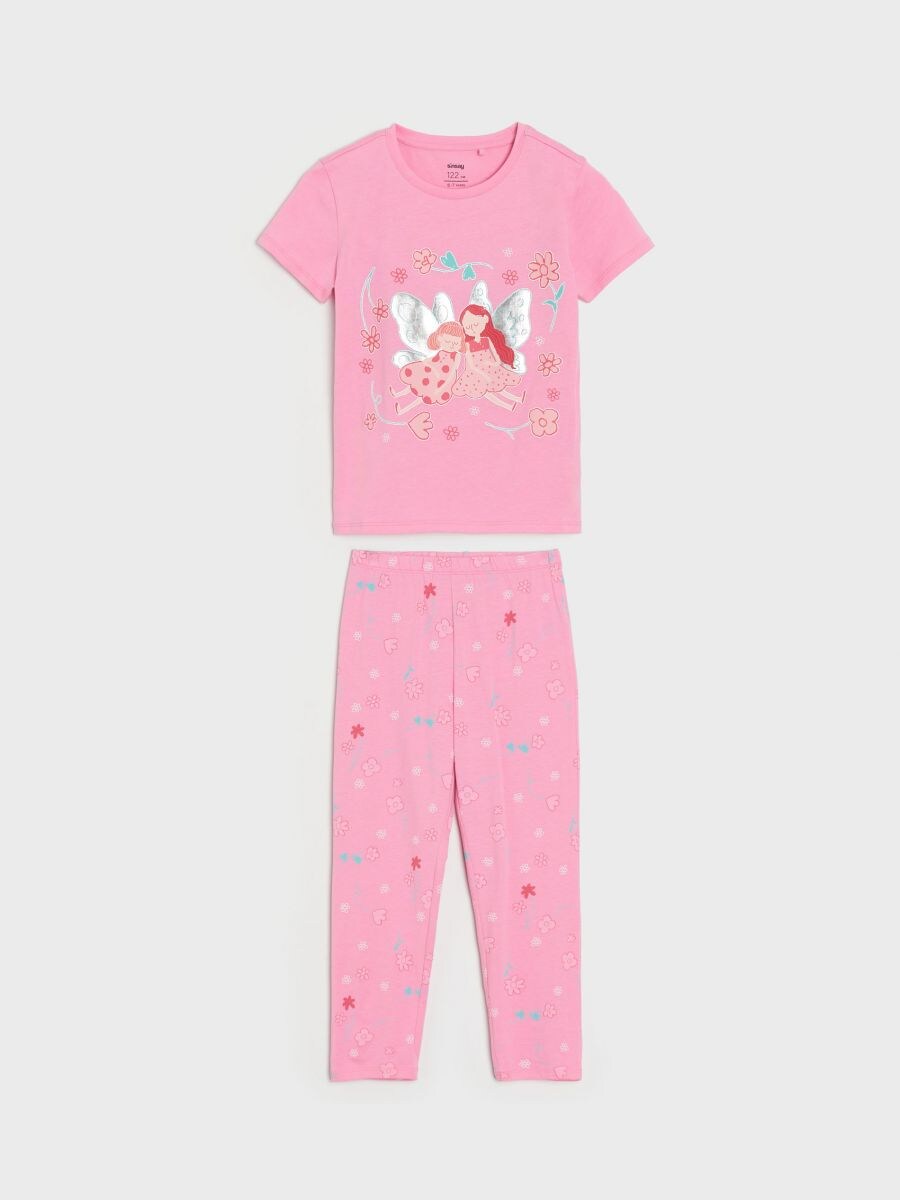 Pijamale - roz - SINSAY