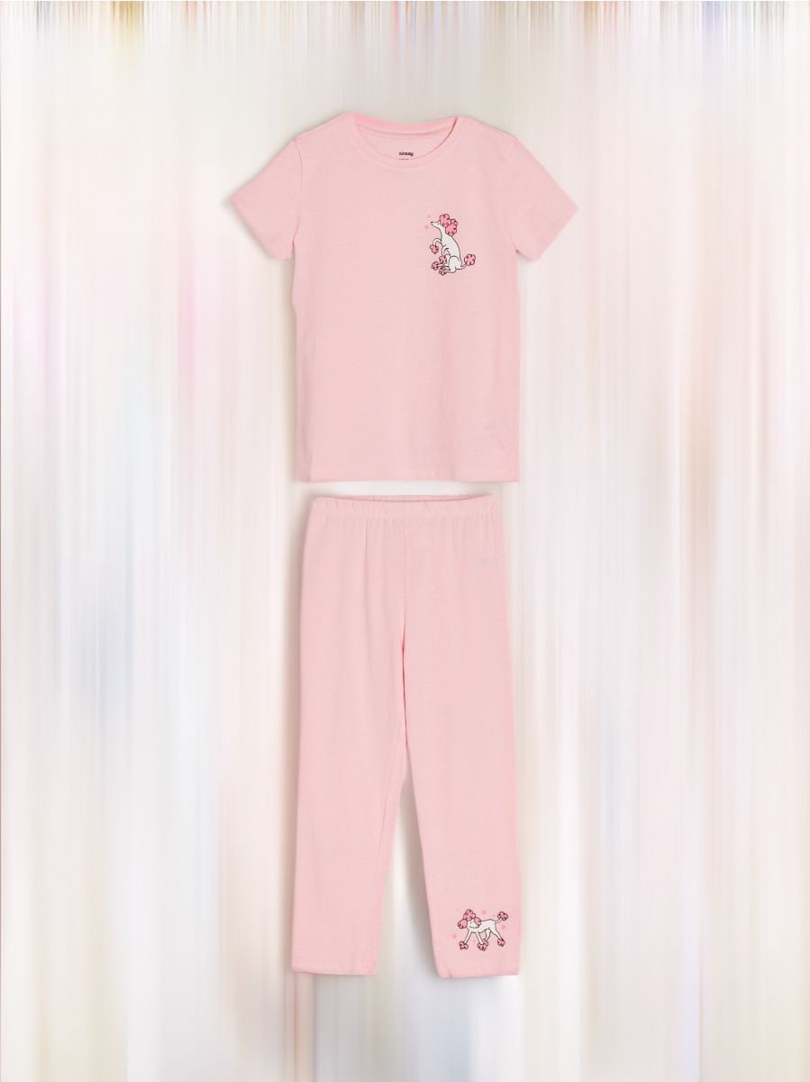 Piżama - różowy - SINSAY