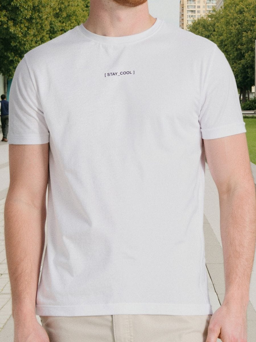 Tricou cu mânecă scurtă - alb - SINSAY