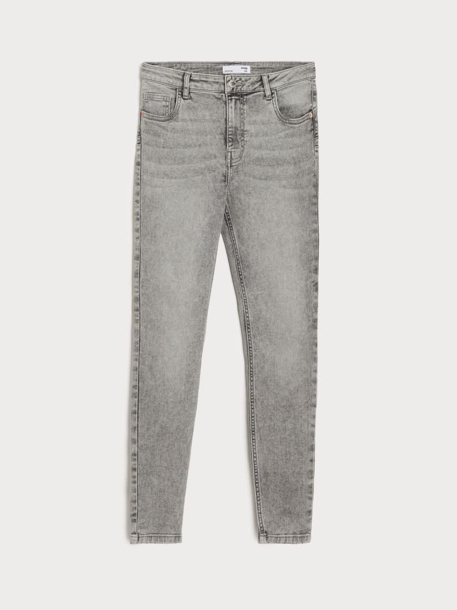 Τζιν skinny fit - ανοιχτό γκρι - SINSAY