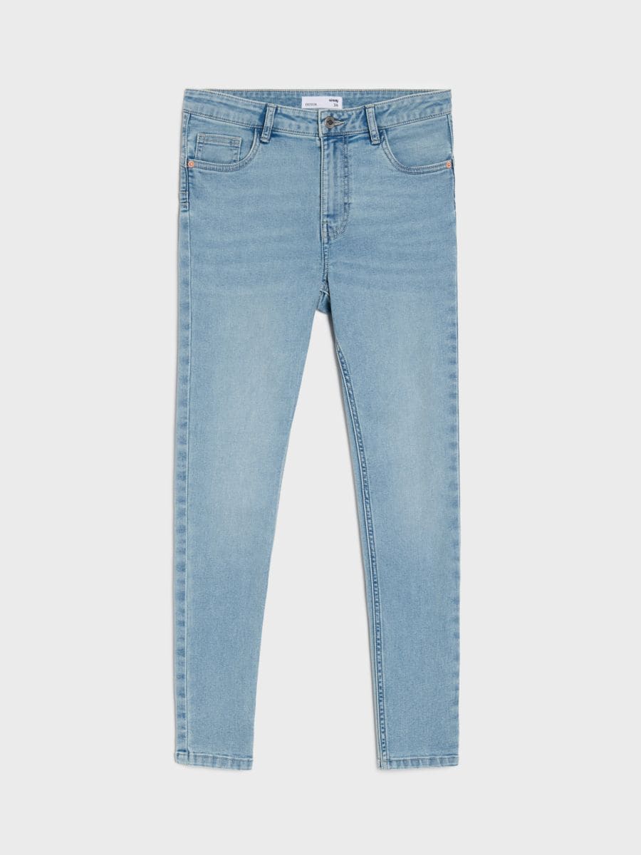 Teksapüksid skinny fit - sinine - SINSAY