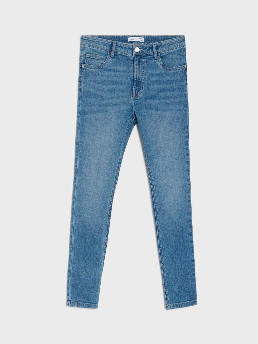 Blugi skinny fit - albastru - SINSAY