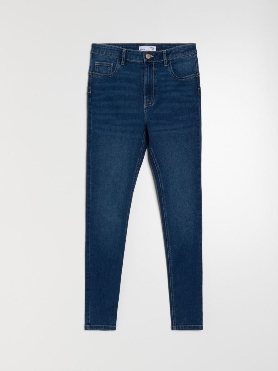Джинсы skinny fit - темно-синій - SINSAY