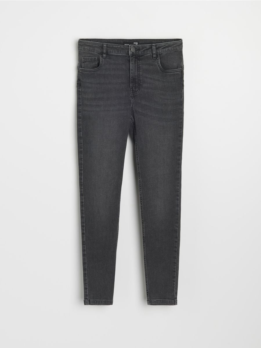 Джинсы skinny fit - сірий - SINSAY