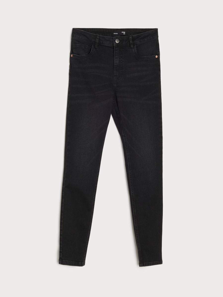 Джинсы skinny fit - чорний - SINSAY