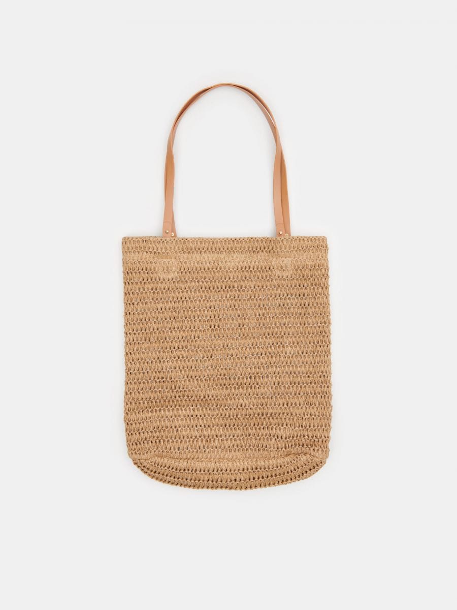 Shopper torba - boja pšenice - SINSAY