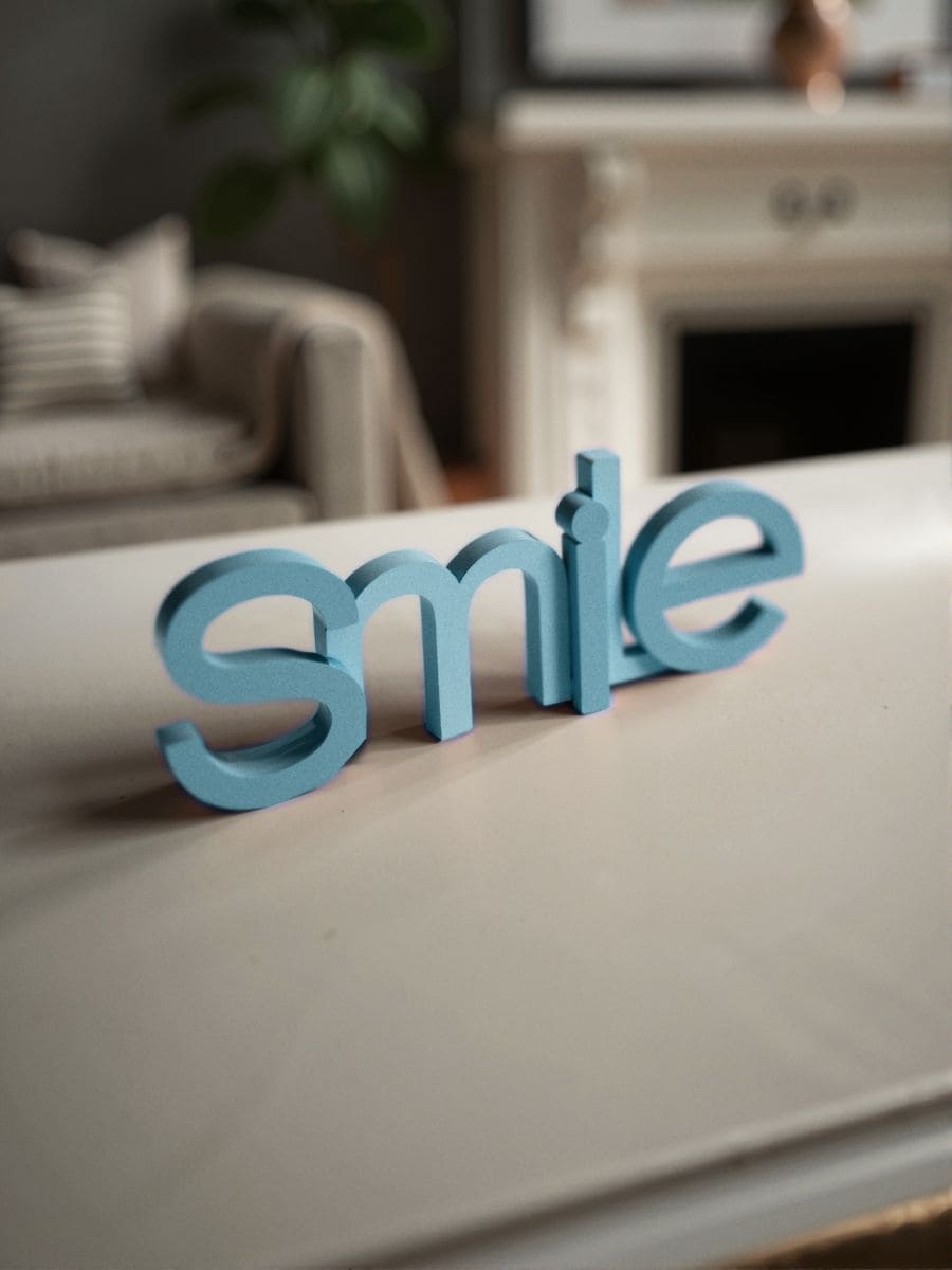 Стояча прикраса SMILE - light blue - SINSAY