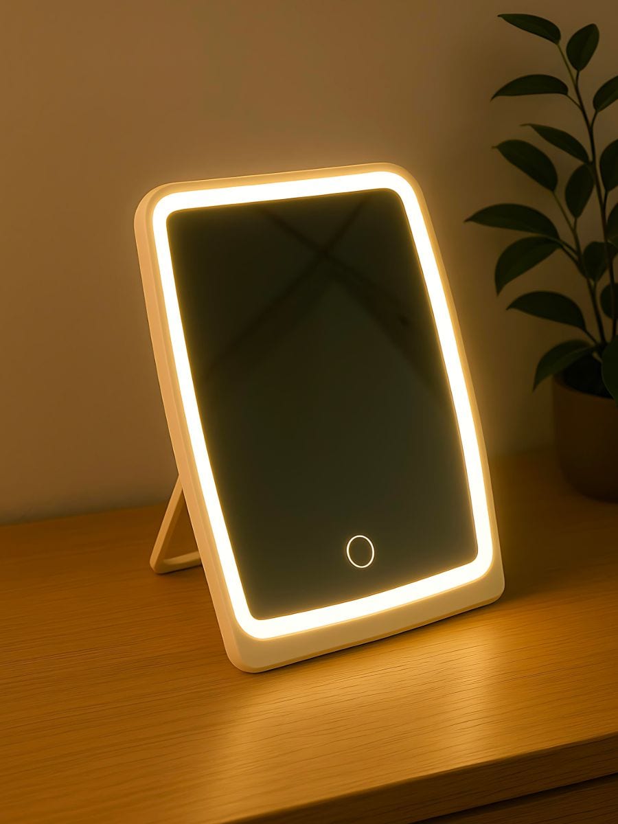 Oglindă cu LED - alb - SINSAY