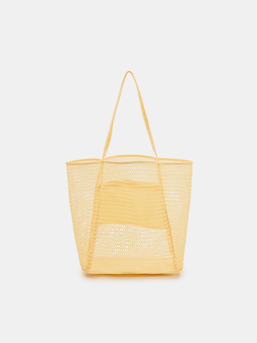 Shopper taška - svetložltá - SINSAY