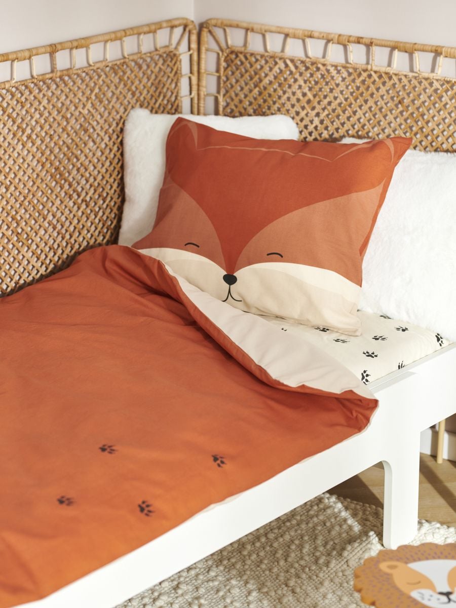 Set posteljine sa čaršafom - šareno - SINSAY