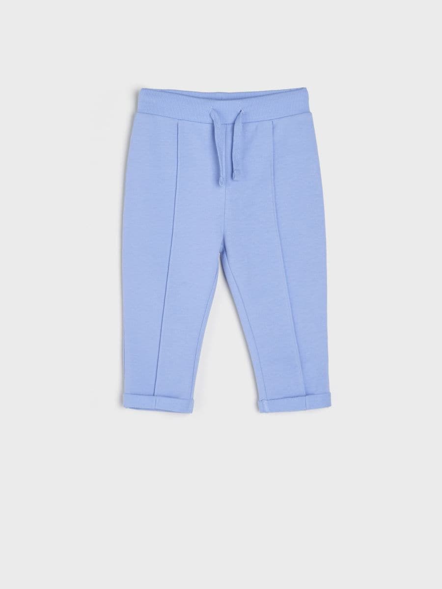 Jogger sweatpants Color light blue - SINSAY - 874AC-50X