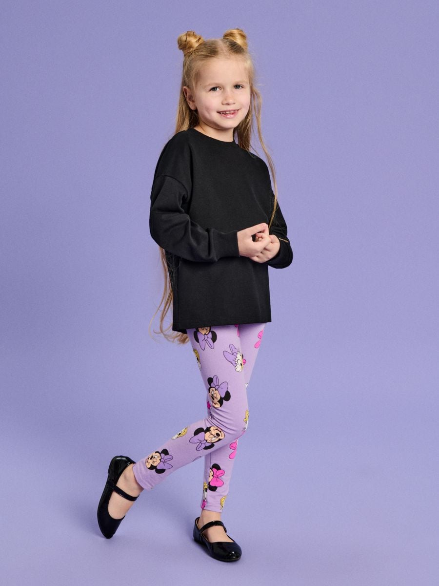 Colanți Minnie Mouse - albastru-violet - SINSAY