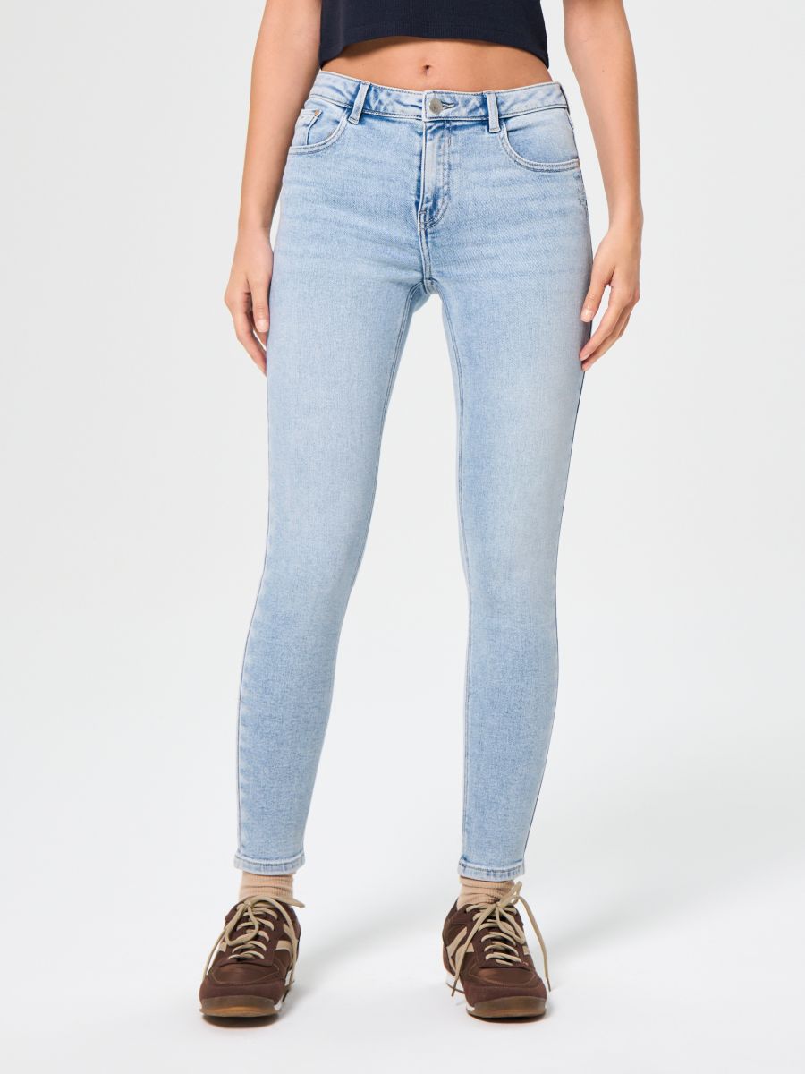 Blugi skinny - albastru - SINSAY
