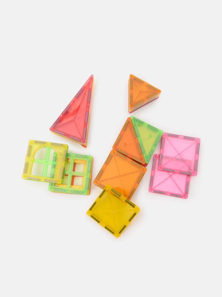 Klocki magnetyczne 32 pack - wielobarwny - SINSAY