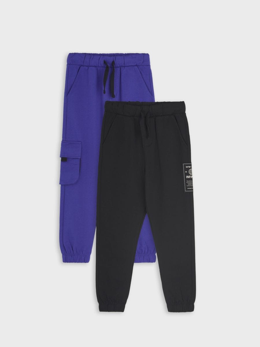 Jogger sweatpants 2 pack - steel blue - SINSAY