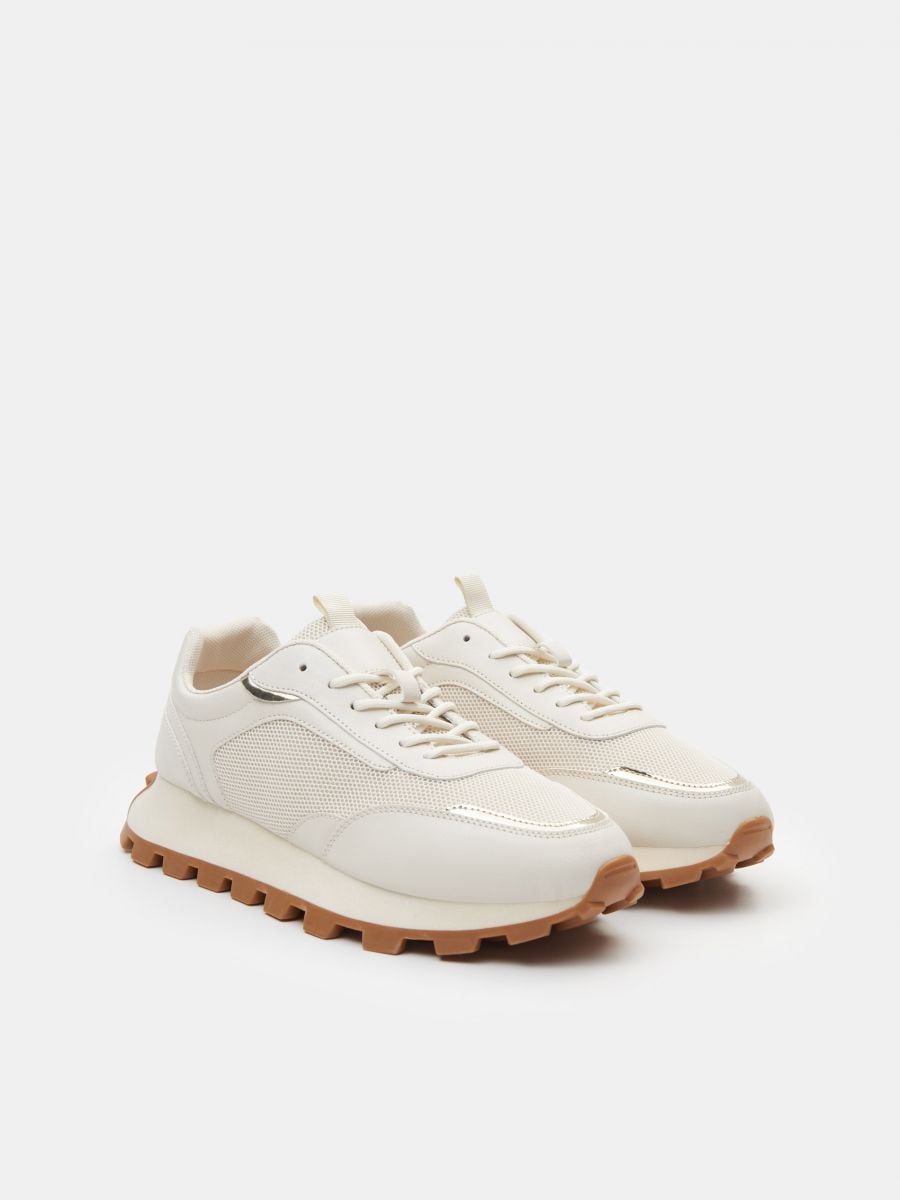 Sneakers Color cream SINSAY 8817W 01X