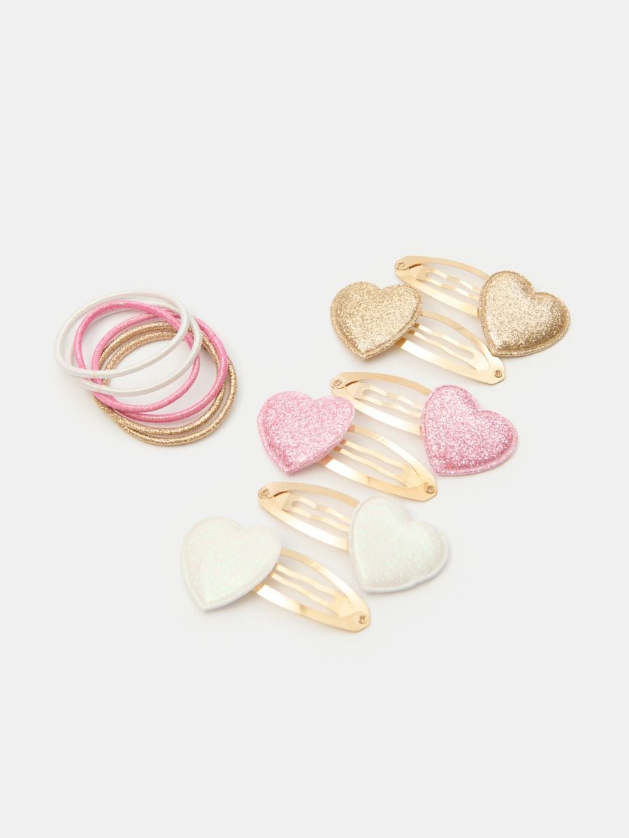 Set de elastice și agrafe de păr - multicolor - SINSAY