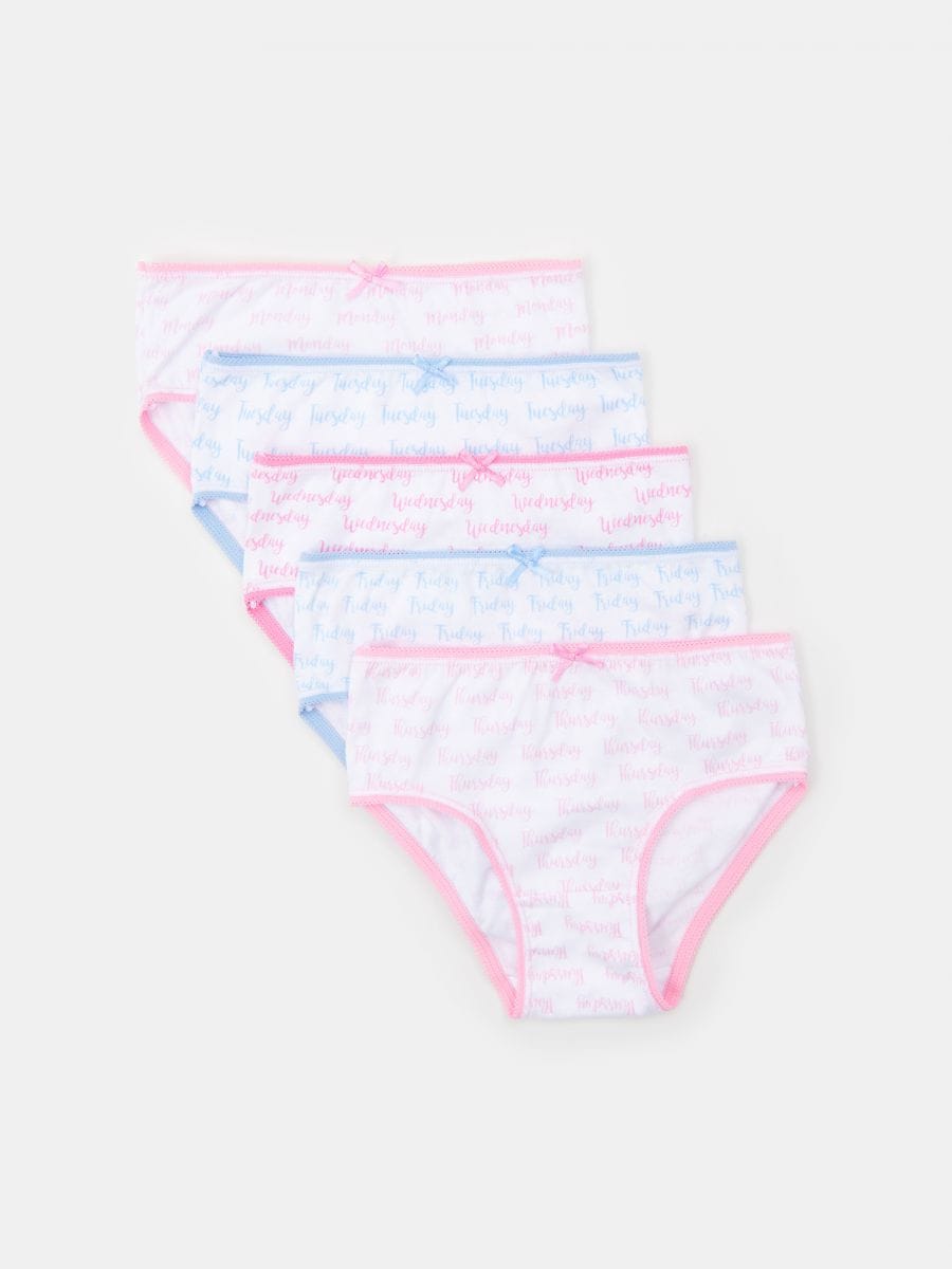 Knickers 5 pack Color white - SINSAY - 8847I-00X