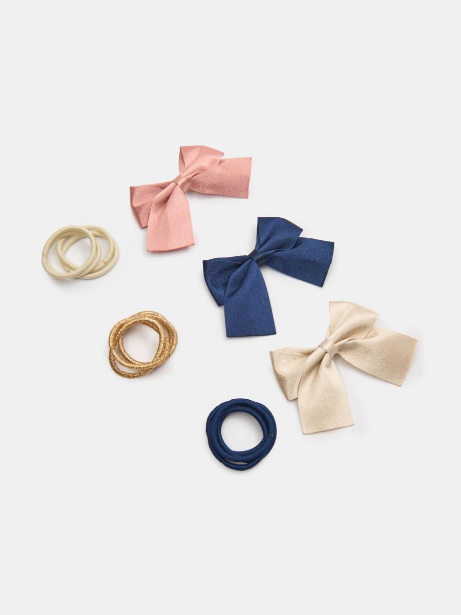 Komplet gumic in sponk za lase - večbarvna - SINSAY