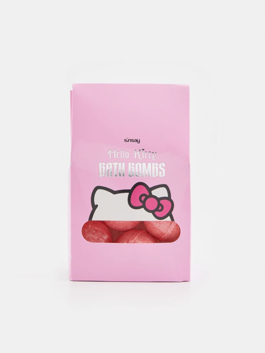 Set de 6 bile efervescente pentru baie Hello Kitty - roz-pastel - SINSAY