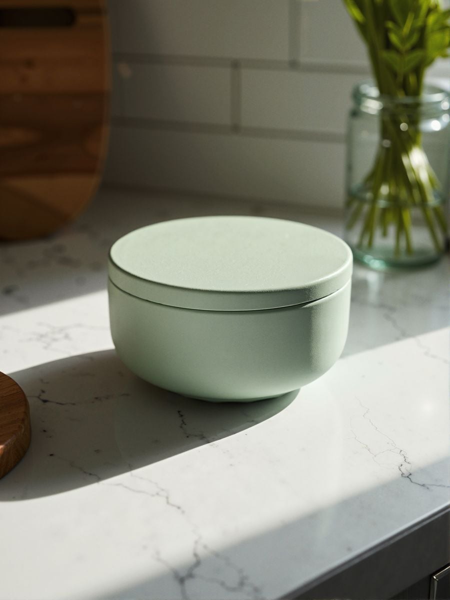 Контейнер - блідо-зелений - SINSAY