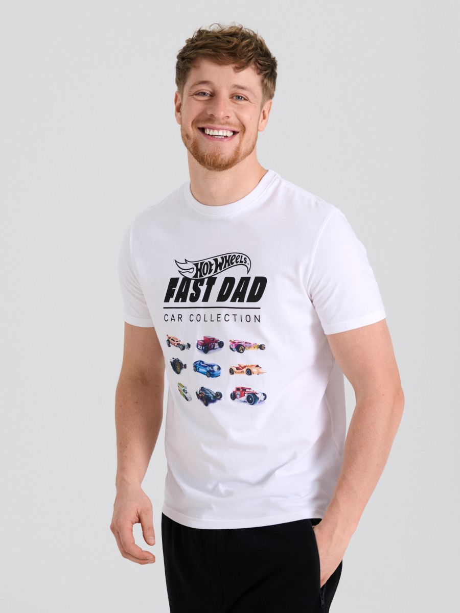 Tricou Hot Wheels - alb - SINSAY