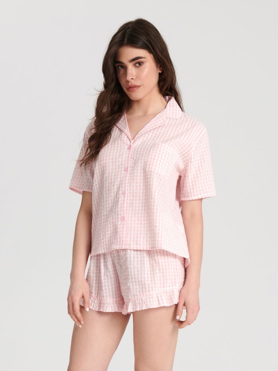 Pijama din două piese - roz - SINSAY