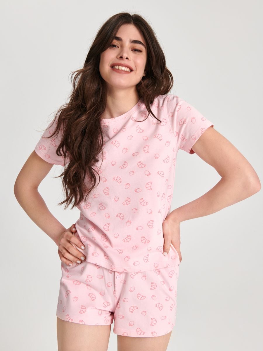 Dvodelni komplet pižame - roza - SINSAY