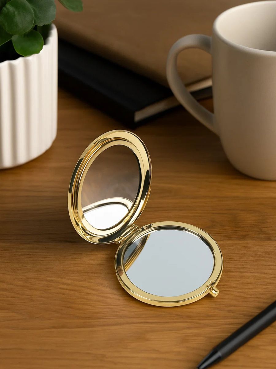 Χειροκίνητος καθρέφτης - χρυσο - SINSAY