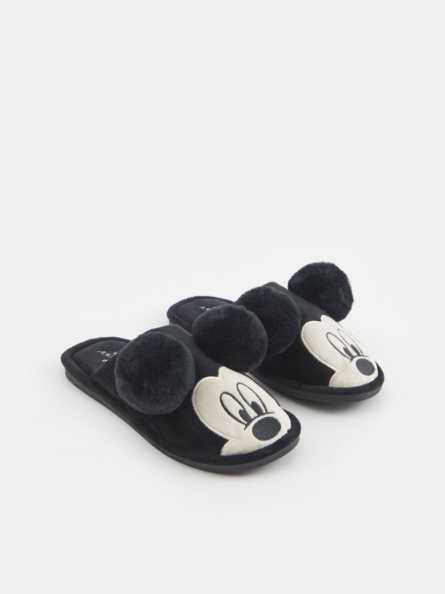 Papuče Mickey Mouse - černá - SINSAY