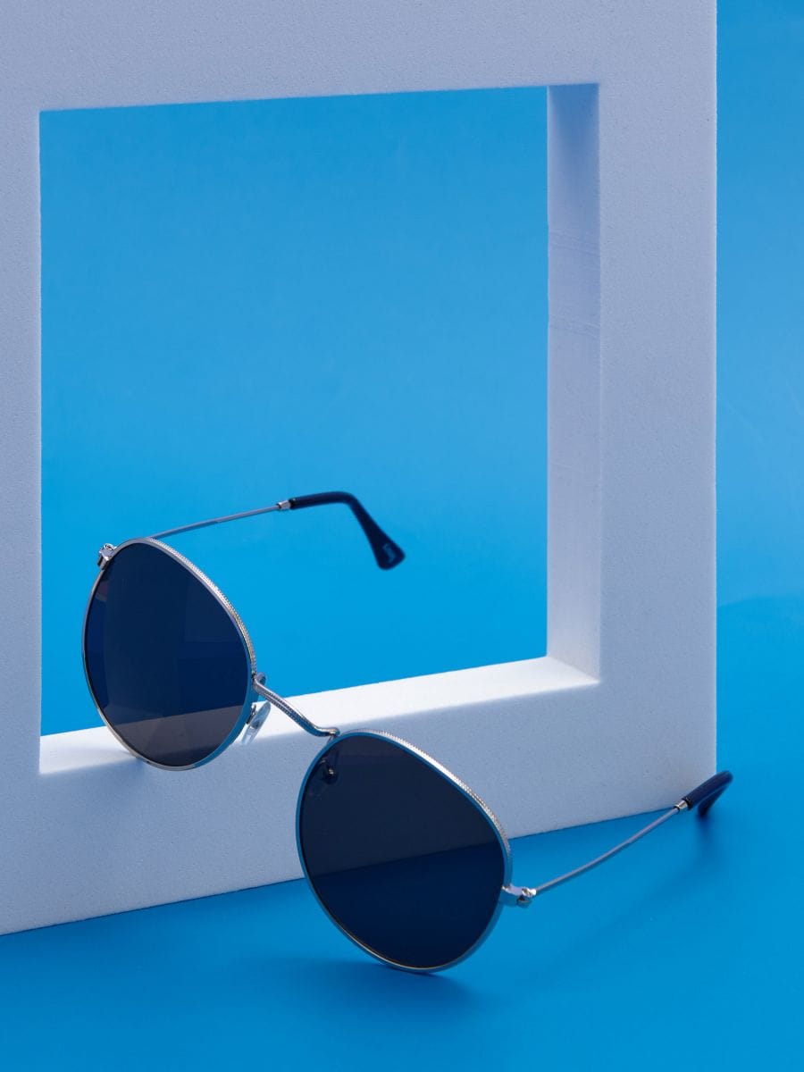 Okulary przeciwsłoneczne - srebrny - SINSAY