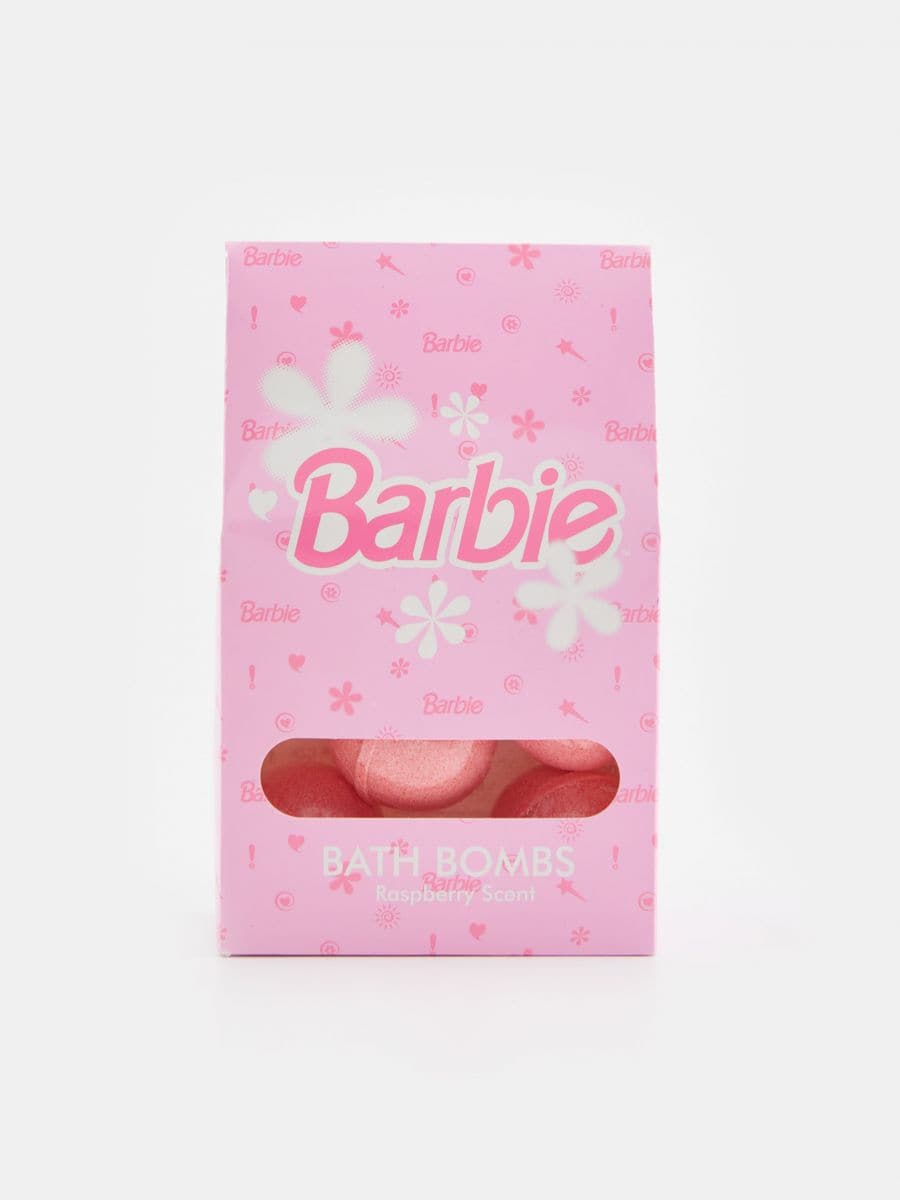 Σετ με 6 βόμβες μπάνιου Barbie - ροζ παστελ - SINSAY