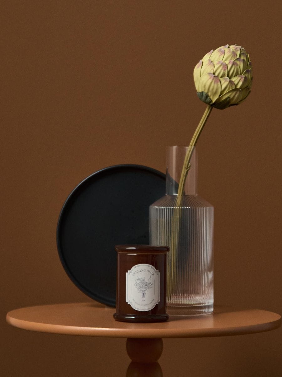 Sojowa świeczka zapachowa Evening Glow - beżowy - SINSAY