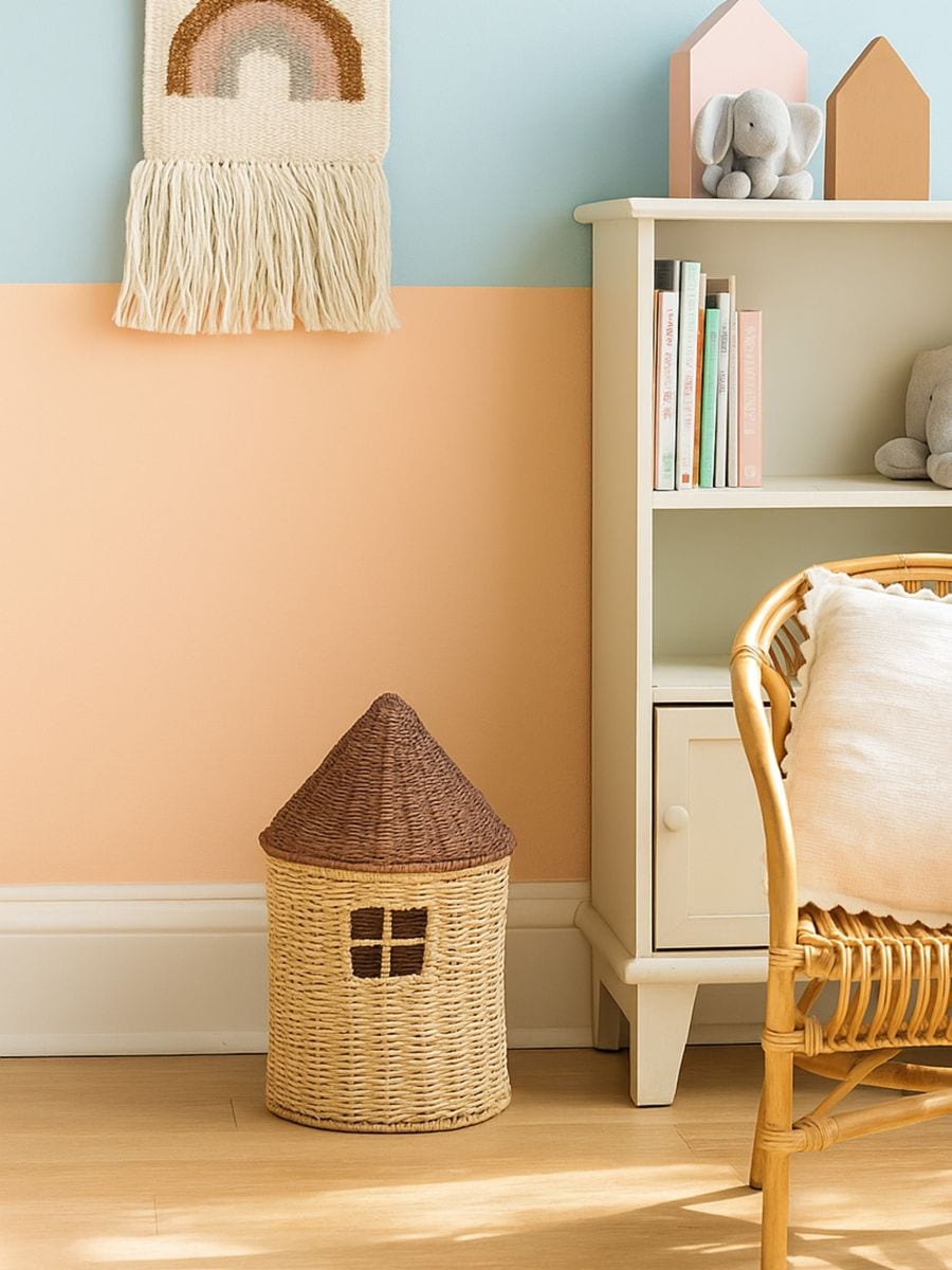 Geflochtene Aufbewahrungsbox - Beige - SINSAY