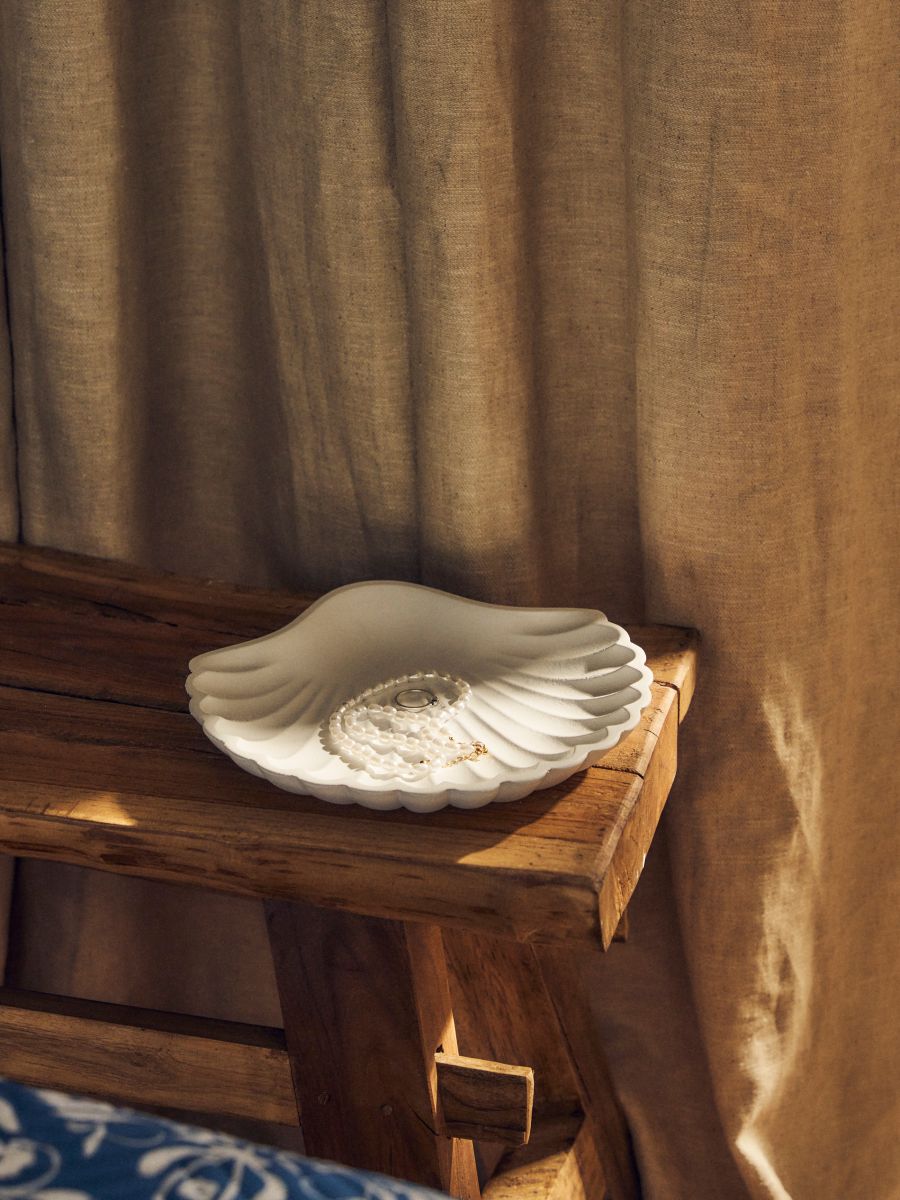 Tavă decorativă - alb - SINSAY