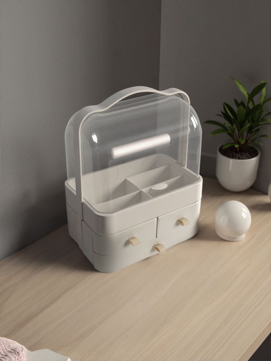 Make-up-Organizer - Weiß - SINSAY