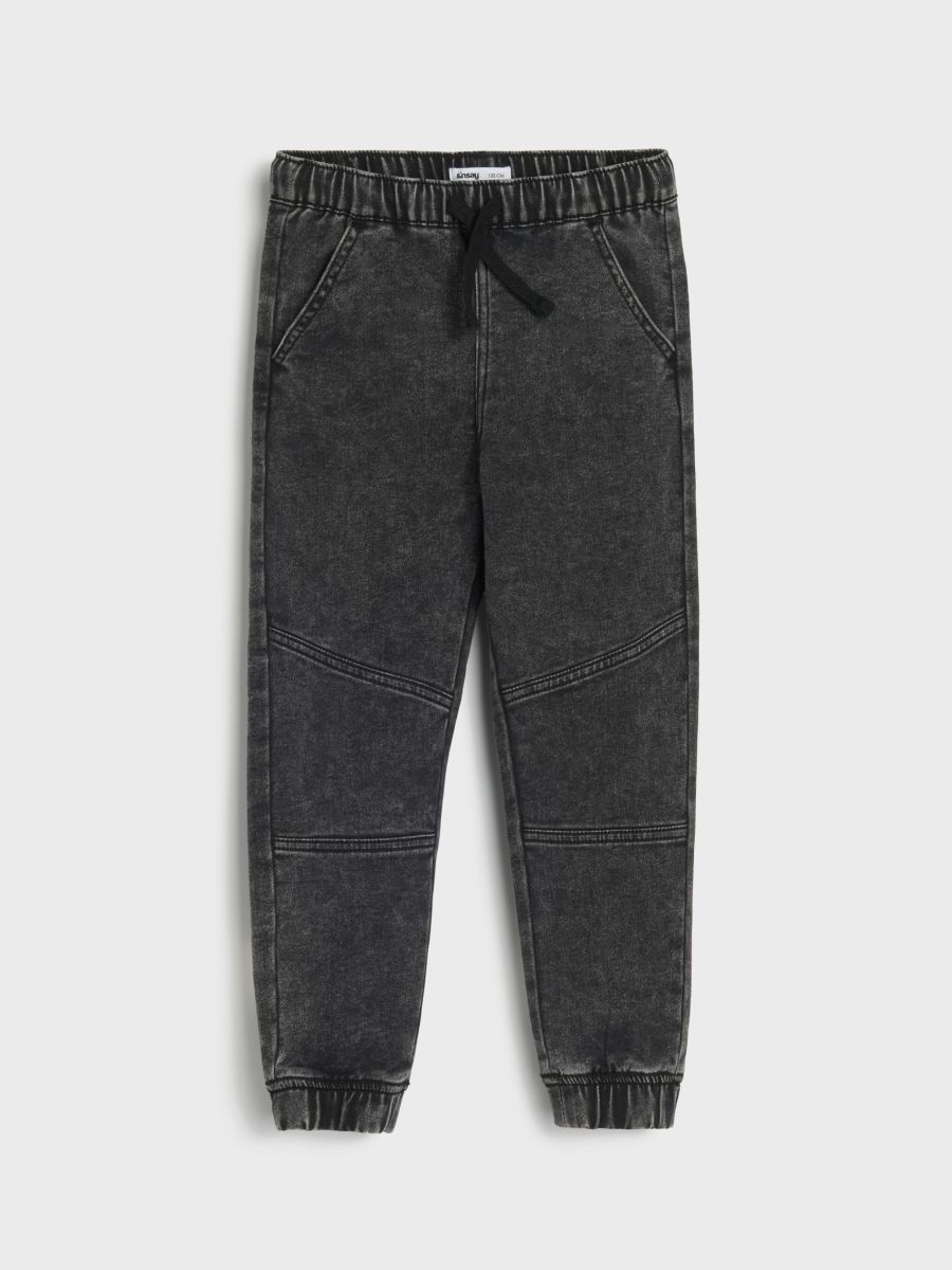 Kalhoty joggers - černá - SINSAY