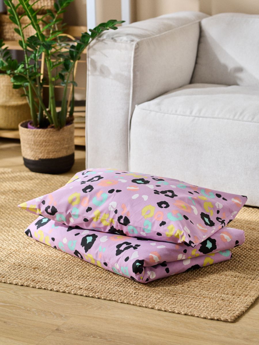 Set cu lenjerie de pat - violet - SINSAY
