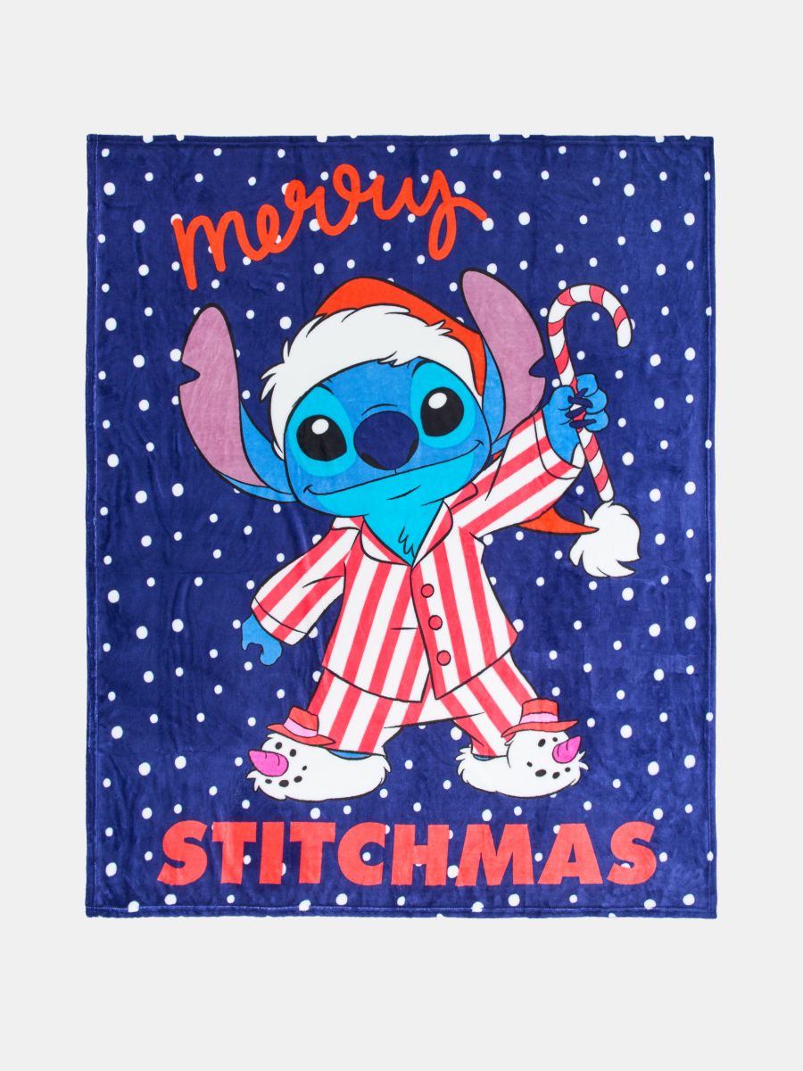 Ковдра з принтом Lilo & Stitch - темно-синій - SINSAY
