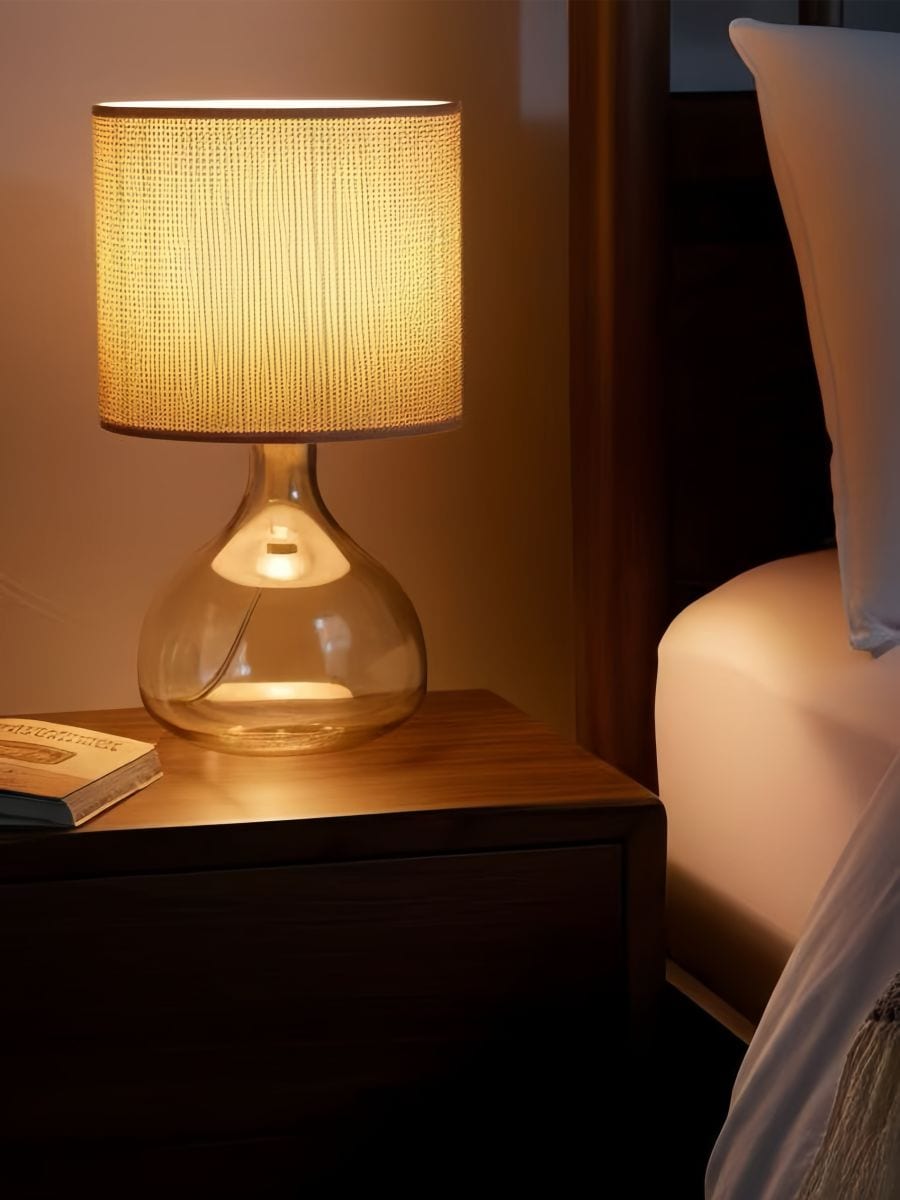 Lampa stołowa z efektem holo - brązowy - SINSAY
