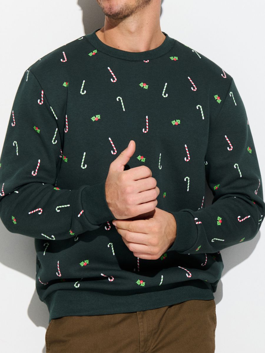 Duks s prazničnim motivom - turkizna - SINSAY