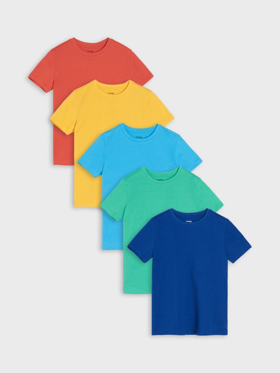 Súprava 5 tričiek - viacfarebná - SINSAY