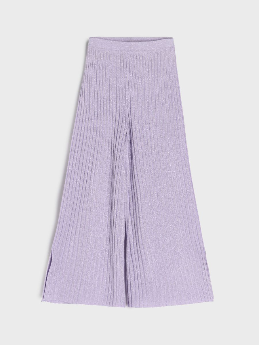 Pantaloni wide leg - lavand - SINSAY