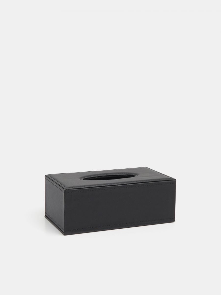 Škatuľa na papierové vreckovky - čierna - SINSAY